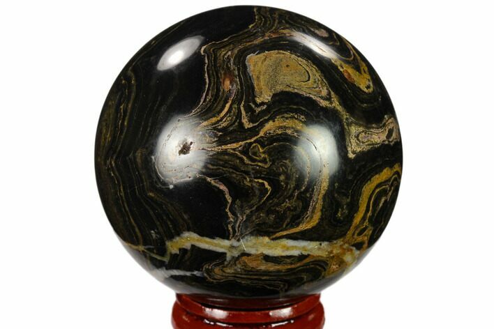 Polished Stromatolite (Greysonia) Sphere - Bolivia #134734